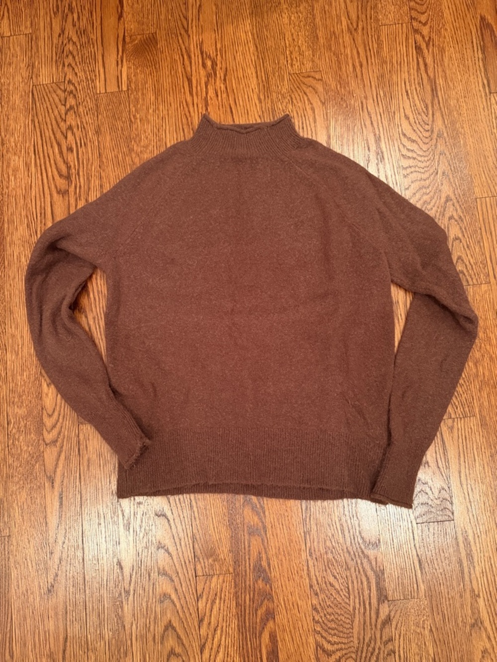 J. Crew Brown Mock Neck Sweater
